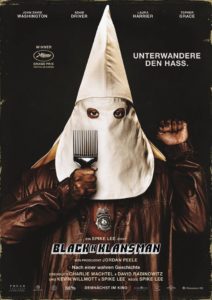 BlacKkKlansman Filmplakat © Universal Pictures