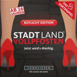 Stadt Land Vollpfosten - Das Kartenspiel: Rotlicht Edition